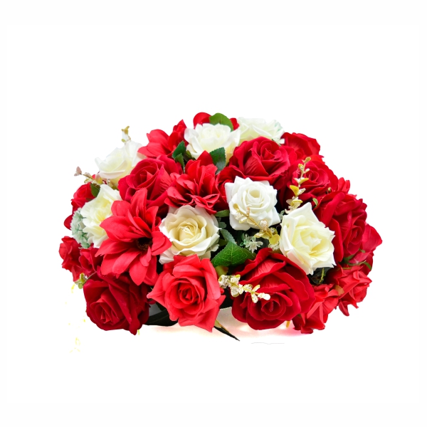 Arranjo Floral G - Vermelho e Branco 